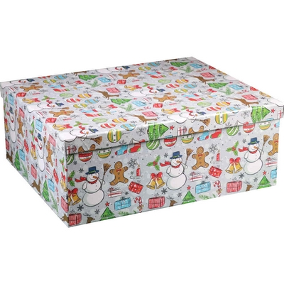 G cartoleria scatola con coperchio xmas decoration cartone shop ... Scatole decorate cartone
