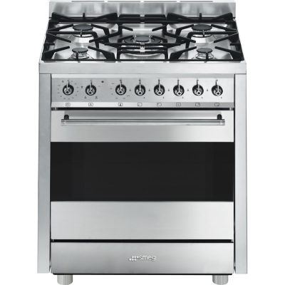 Smeg Cucine B7GVXI9 Libera installazione Gas hob A Acciaio ... Smeg Cucine B7GVXI9 Libera installazione Gas hob A Acciaio ...